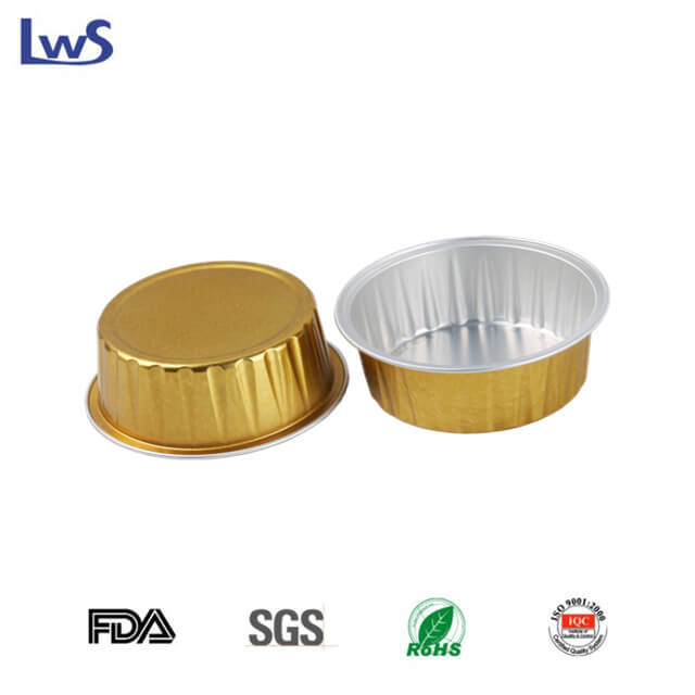 LWS-RC72 Color coated aluminum foil baking cups