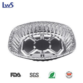 Large Disposable Aluminium Foil Roasting Baking Pan Broiling LWS-T455