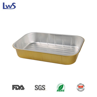 LWS-REC330 Coated Smoothwall Aluminum Foil Container